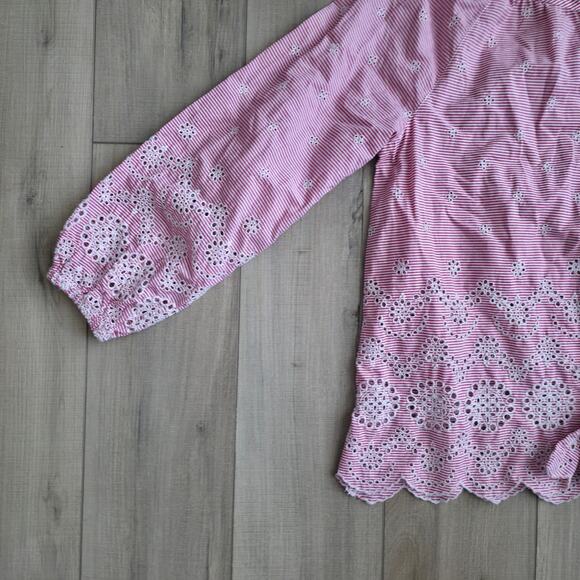 Sundance Blush Eyelet Button-Up Blouse - Picture 8 of 9